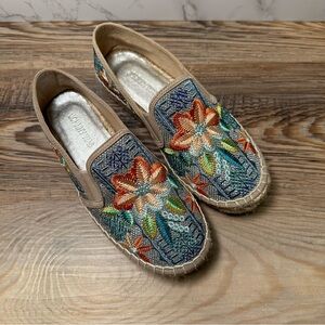 Johnny Was Elysia Platform Espadrilles 37